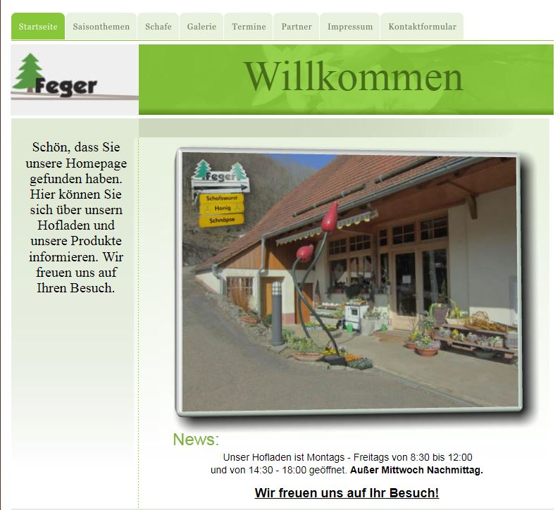 www.gruen-feger.de